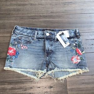 Women’s blue jean shorts